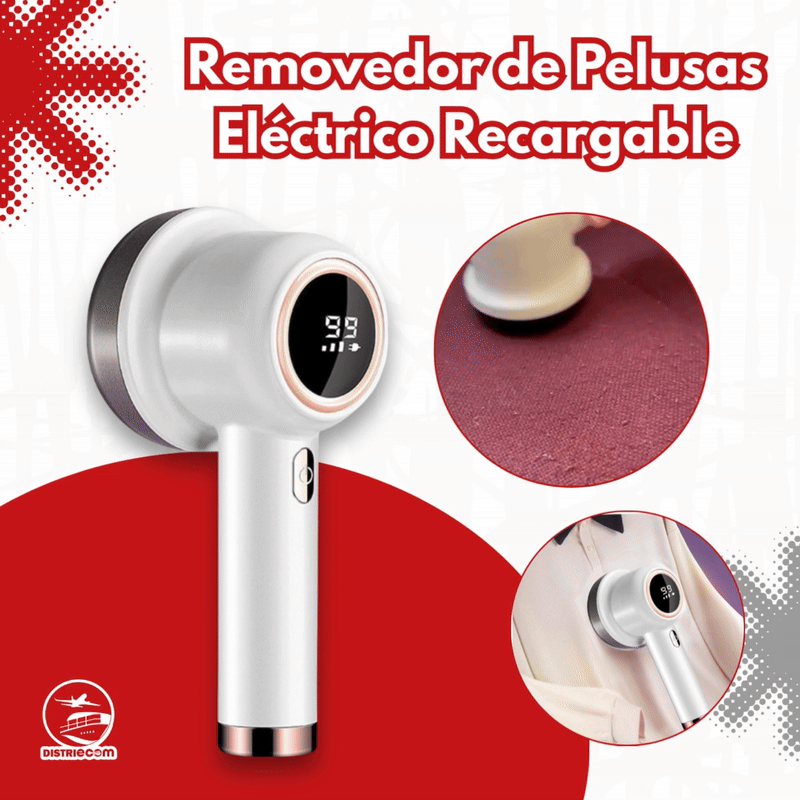 Removedor De Pelusa Eléctrico Recargable 2 en 1 ✨