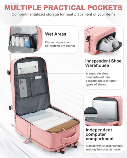 Maleta Viajera Rosa 🎒✈️