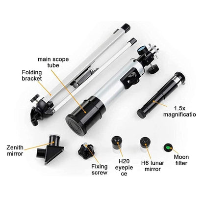 Telescopio Refractor Monóculo F36050 🔭✨