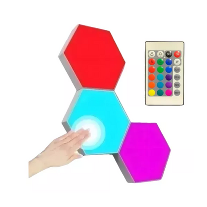 Set Luces LED Hexagonales 6P-L ✨