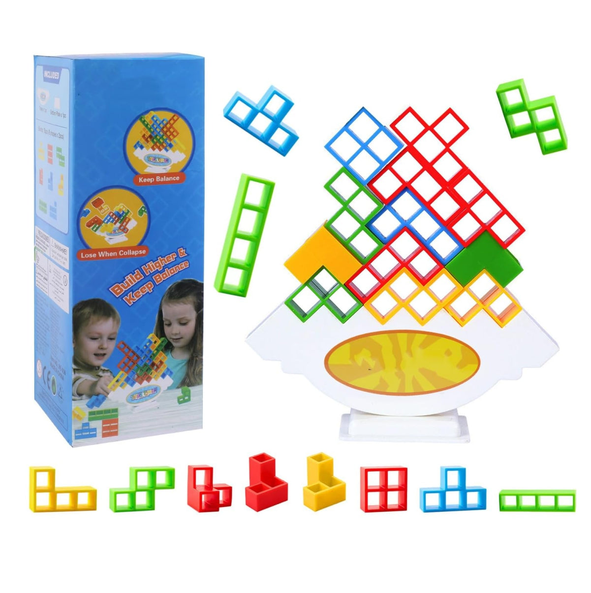 Juego De Equilibrio De Torre Tetra 🧩 ✨
