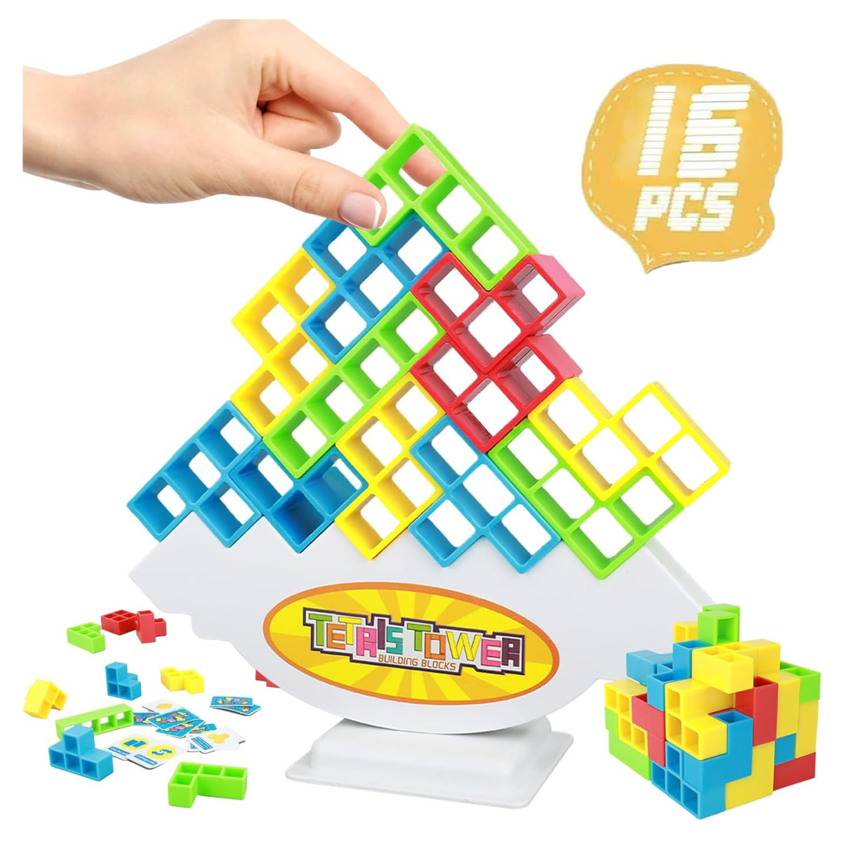 Juego De Equilibrio De Torre Tetra 🧩 ✨