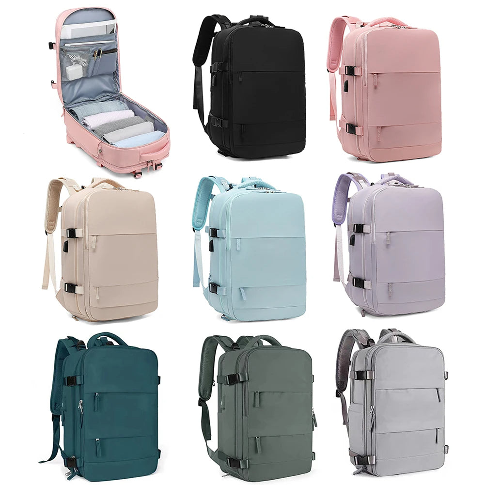 Combo Viaje Completo – Morral Amazon + Bolso  + Set x6 Organizadores ✈️🎒