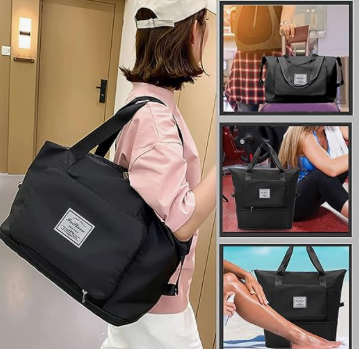 Combo Viaje Completo – Morral Amazon + Bolso  + Set x6 Organizadores ✈️🎒