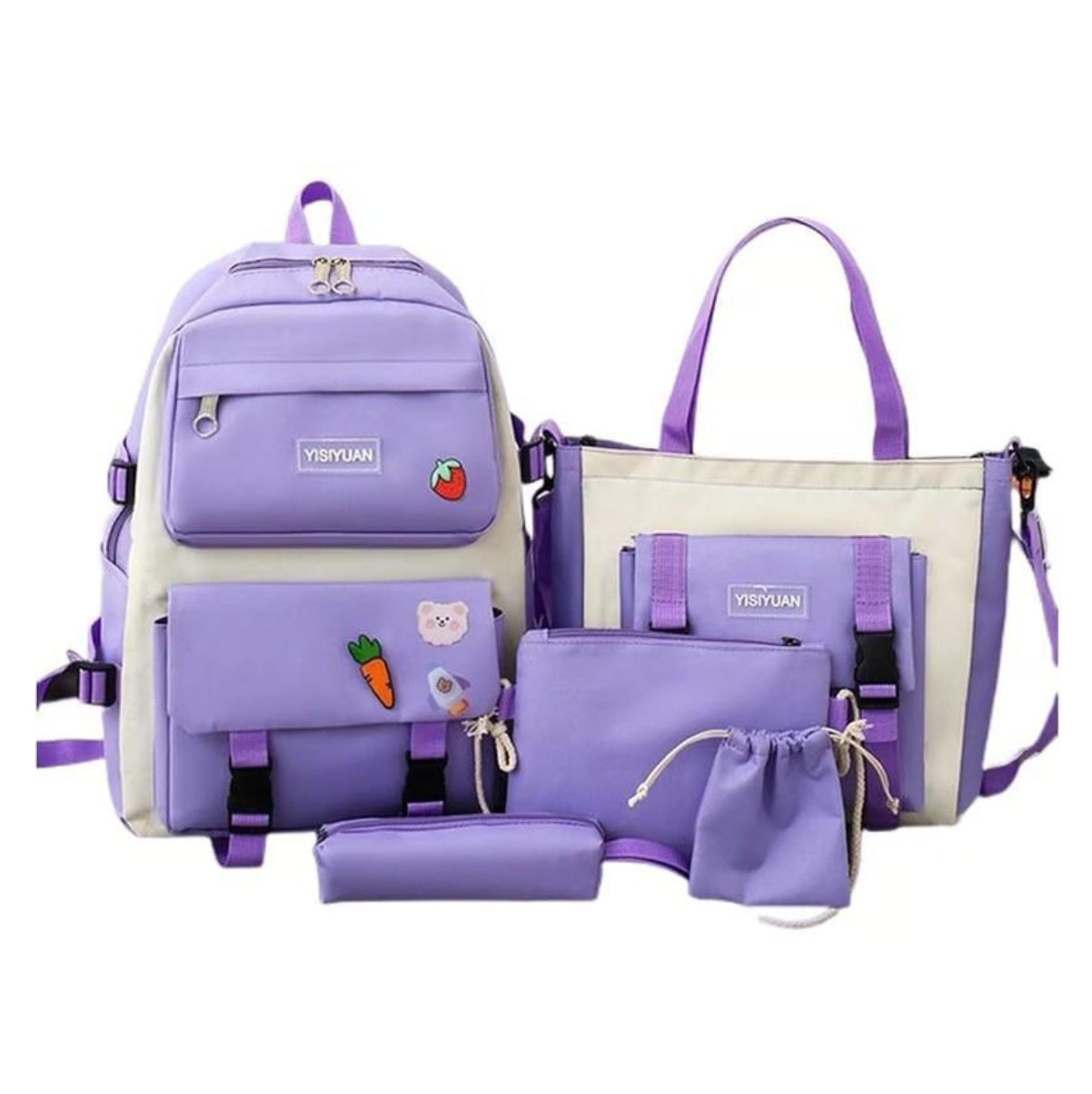 Maleta Coreana Kawaii 5 en 1 Escolar🎒
