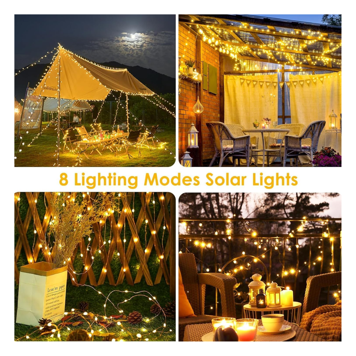 Luces de Cadena Portátiles para Camping 💡🏕️