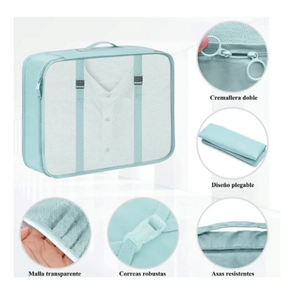 Set de Bolsas de Viaje x7 Piezas ✈️🧳