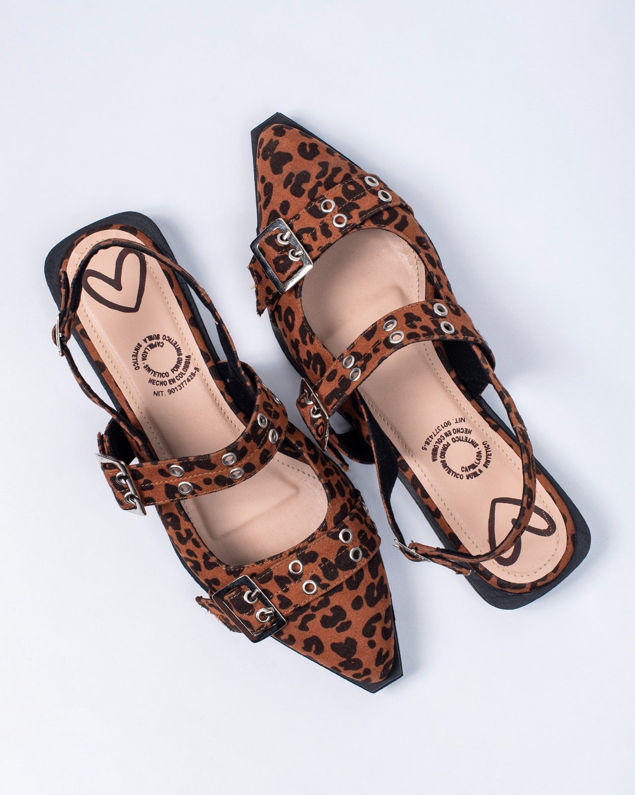 Mules T326 Estilo Baleta 🖤🤎