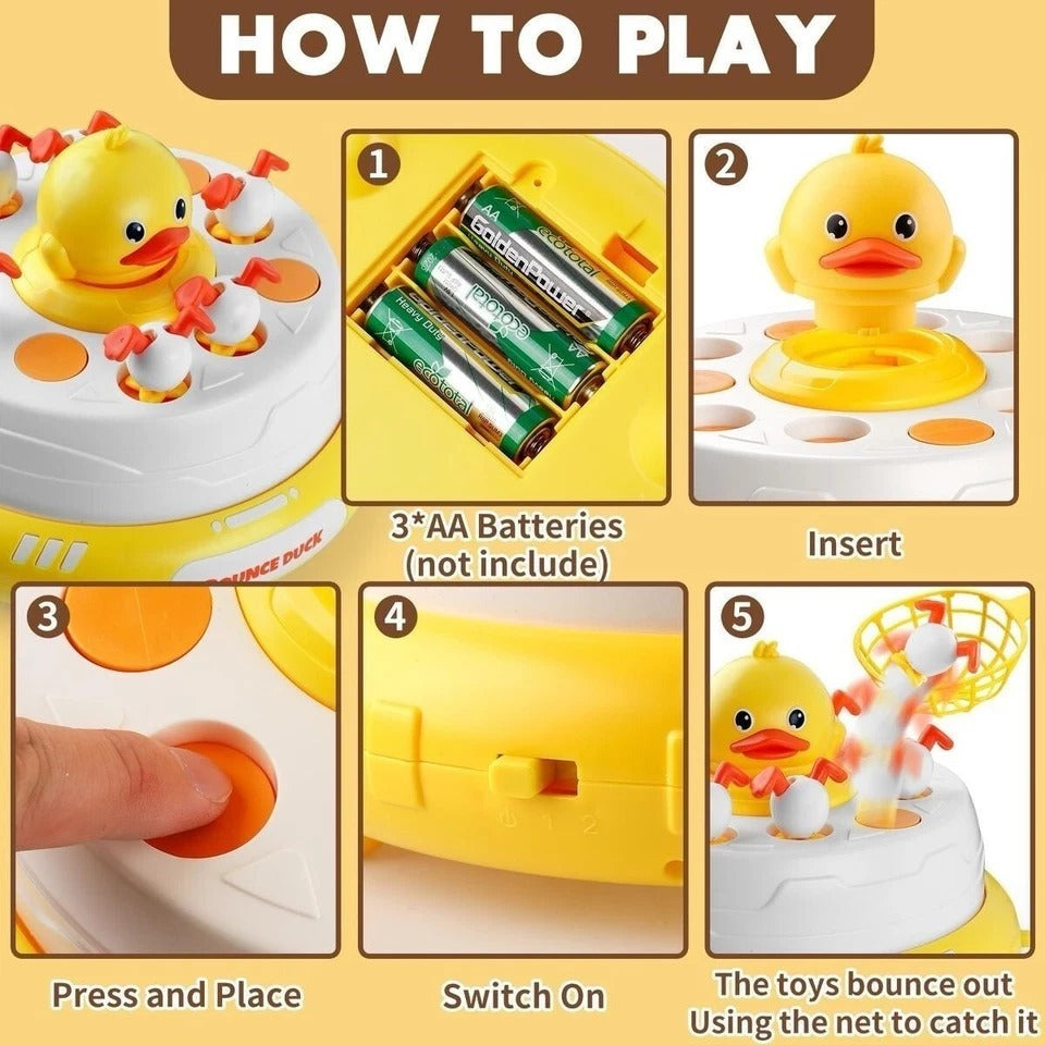 Juego De Mesa Tira Y Atrapa Patos 🦆🎯