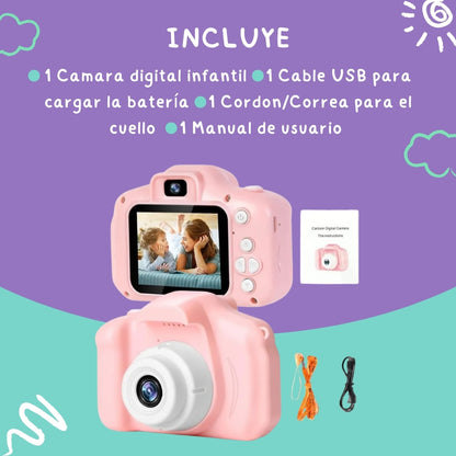 Cámara Digital para Niños con Pantalla 📸
