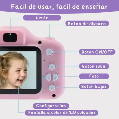 Cámara Digital para Niños con Pantalla 📸