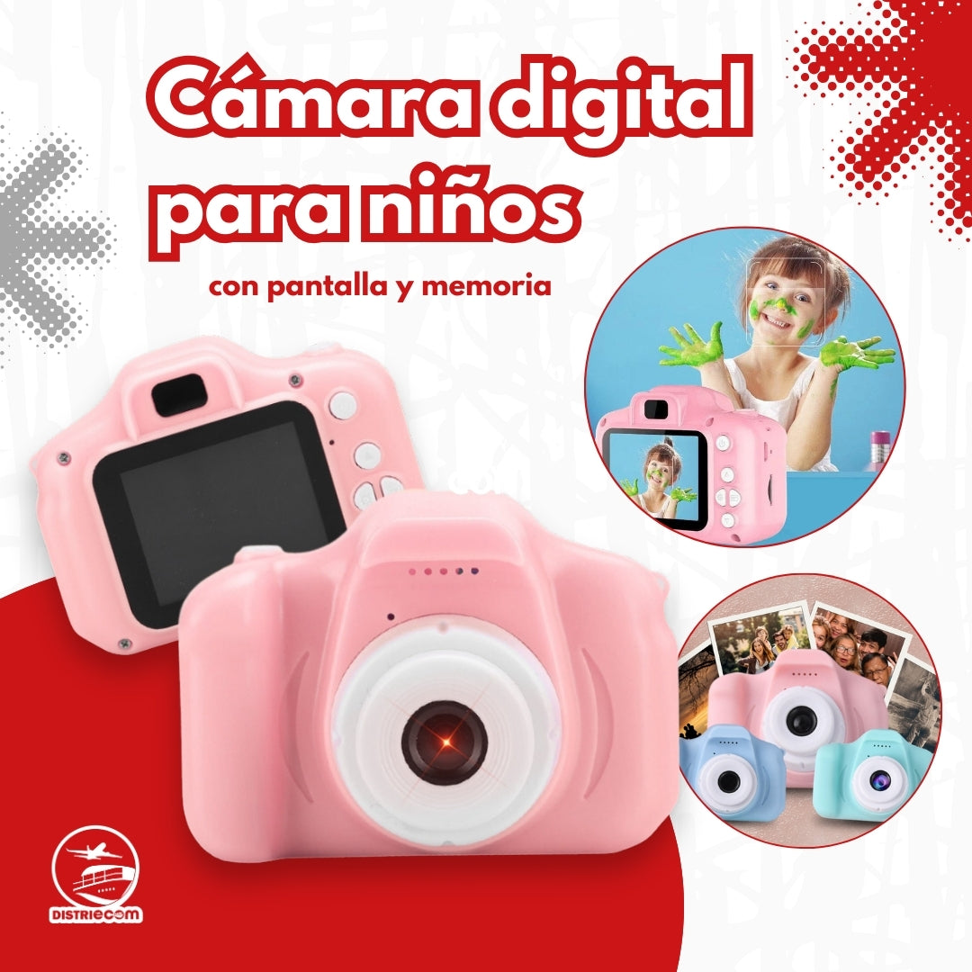 Cámara Digital para Niños con Pantalla 📸