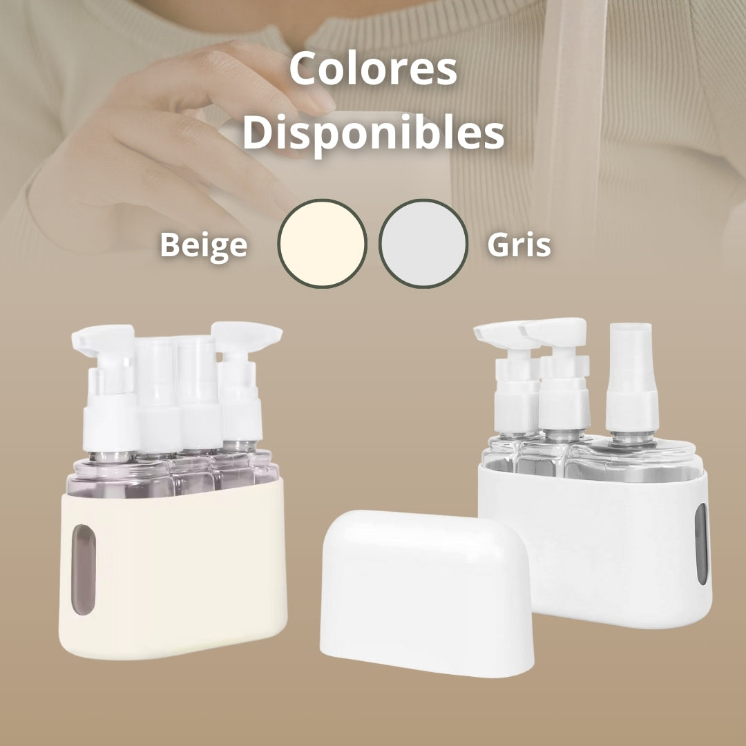 Kit de Botellas Portátiles para Viajes ✈️🧴