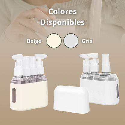 Kit de Botellas Portátiles para Viajes ✈️🧴