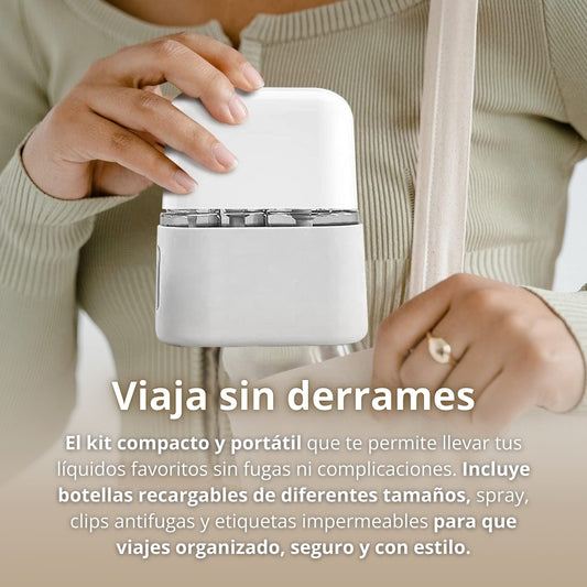 Kit de Botellas Portátiles para Viajes ✈️🧴