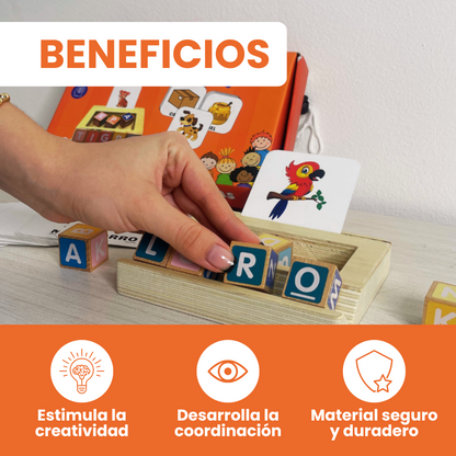 Juego Montessori De Armar Palabras  🧩