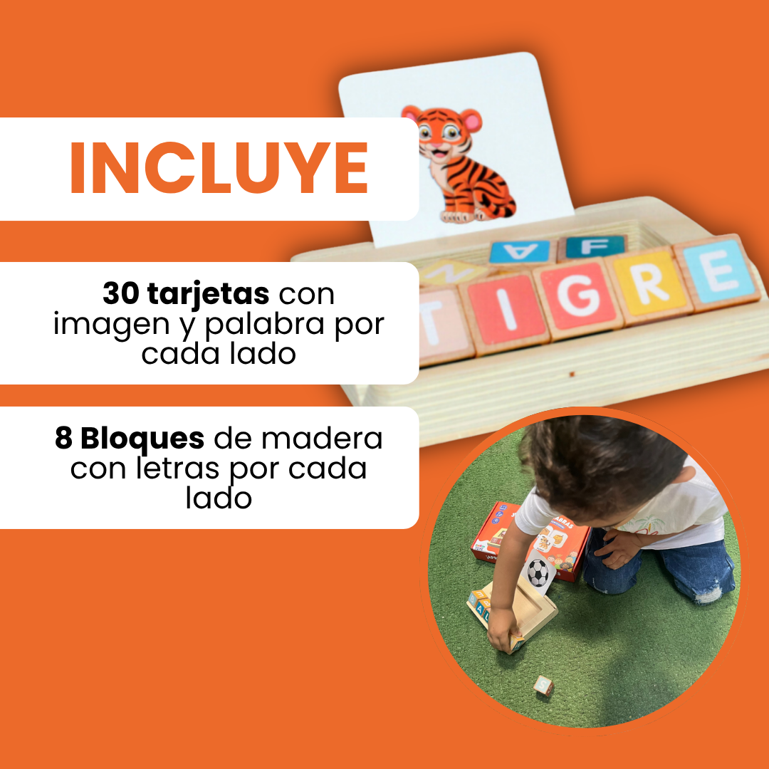 Juego Montessori De Armar Palabras  🧩