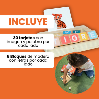Juego Montessori De Armar Palabras  🧩