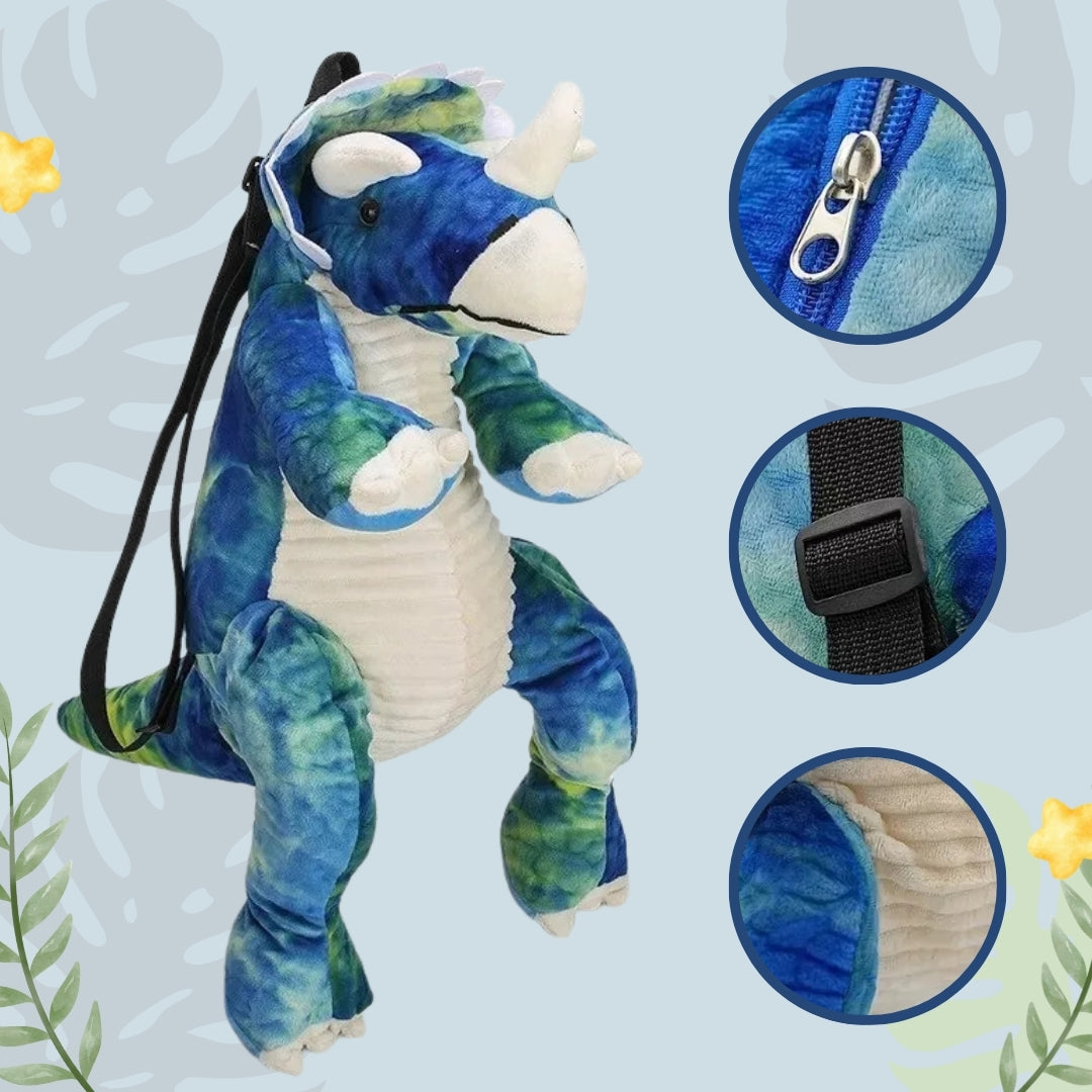 Mochila Infantil Dinosaurio De Peluche 🦖🎒