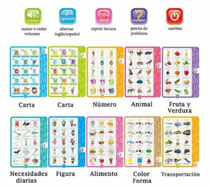 Libro Interactivo Bilingüe para Niños (Español – Inglés) 📘✨