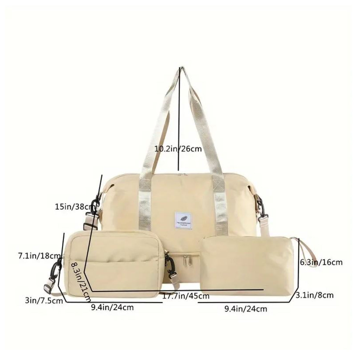 Set x3 Bolsas De Viaje Y Deporte  ✨🧳