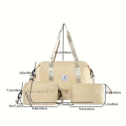 Set x3 Bolsas De Viaje Y Deporte  ✨🧳