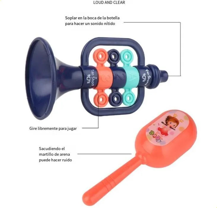 Kit De Instrumentos Musicales Para Bebés 🎶✨