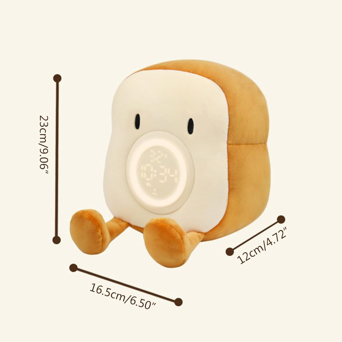 Peluche Despertador Digital con Luz Nocturna 💤
