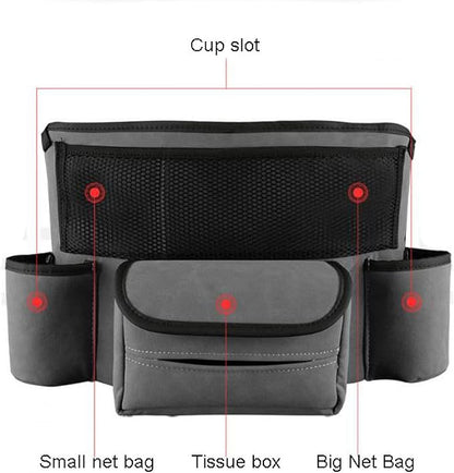 Bolsa Organizadora para Silla de Auto – ¡Tu Aliada Para Un Viaje Sin Desorden! 👜🚗