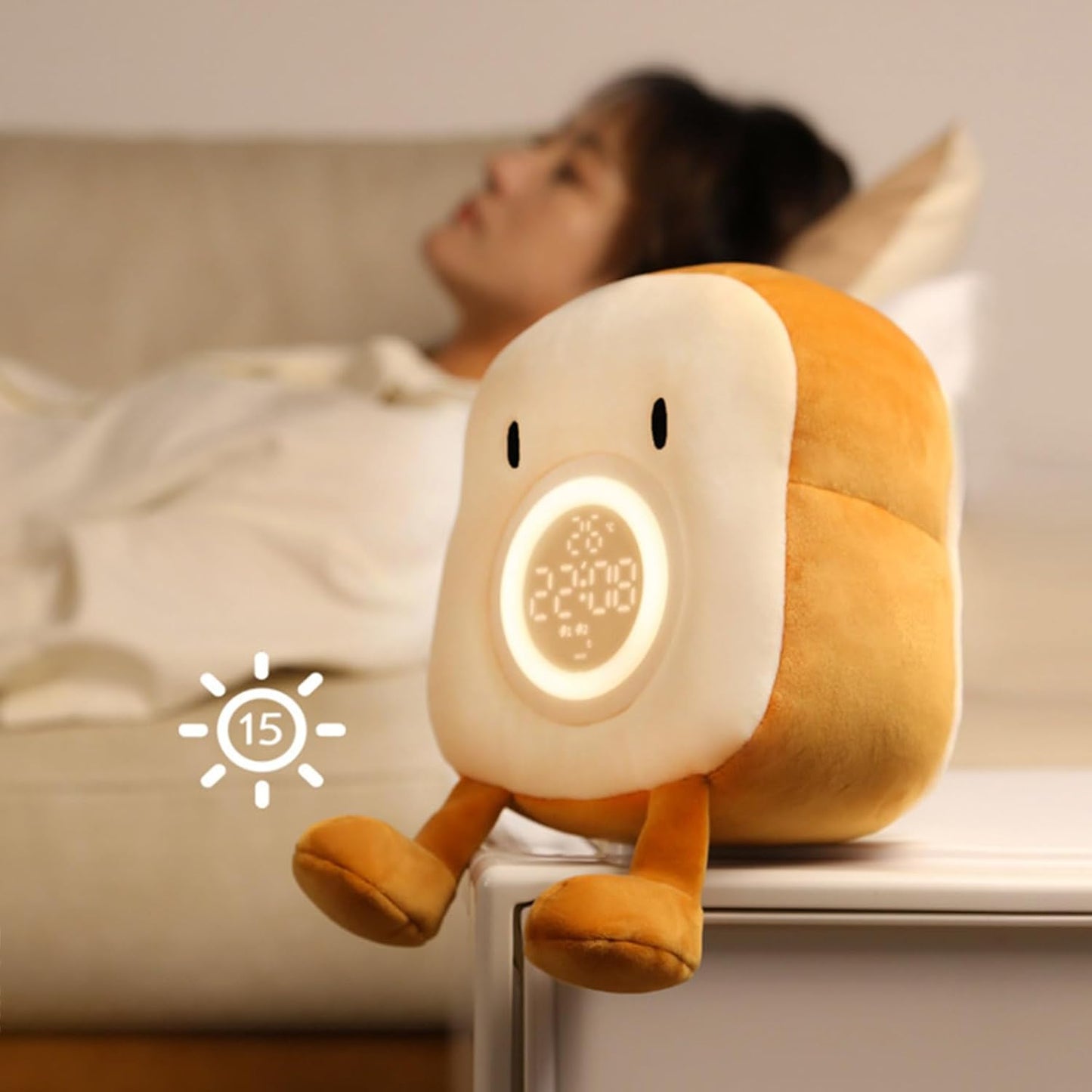 Peluche Despertador Digital con Luz Nocturna 💤