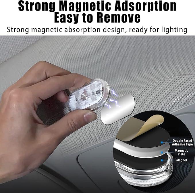 LED Táctil Inalámbrica para Coche 🚗💡