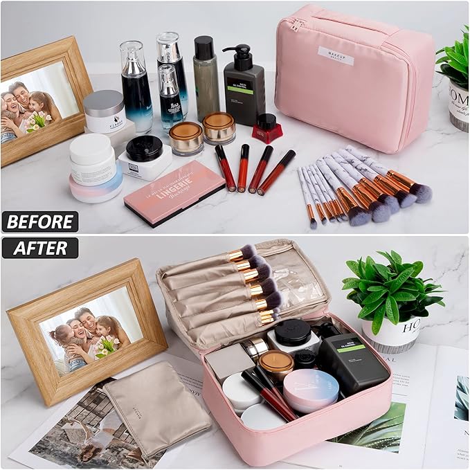 Cosmetiquera de Viaje 2 en 1 🧴✨