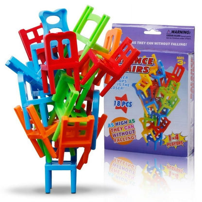 Juego De Sillas Apilables – 18 Piezas 🎉