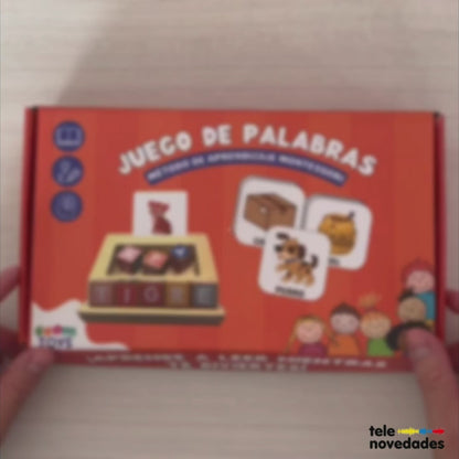 Juego Montessori De Armar Palabras  🧩